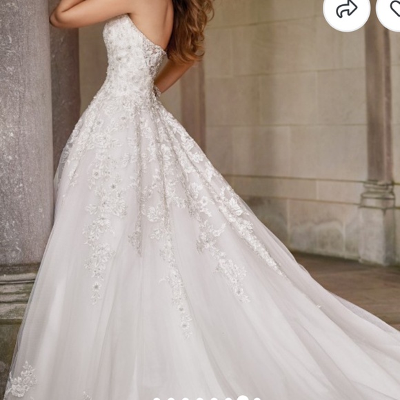 DAVID TUTERA WEDDING DRESS - Picture 1 of 8